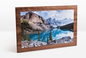 Holzbild mit Fotodruck